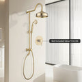 Shower Head With Handheld Shower System With 8