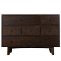 Solid Wood Spray Painted Drawer Dresser Bar,Buffet Tableware Cabinet Lockers Buffet Server Console Table Lockers, Retro Round Handle, Applicable To The Dining Room, Living Room,Kitchen Corridor Auburn 5 Or More Drawers Auburn Primary Living Space Classic