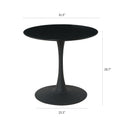 Light Luxury And Simple Style, Horn Chassis Design, Home Hospitality, Business Negotiations, Leisure Party Special, High Appearance Level For Multiple Scenes Set Of 1 Black Mdf
