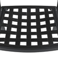 Cast Aluminum Patio Dining Chair 4Pcs With Black Frame And Cushions In Random Colors Yes Dining Set Black Rust Resistant Frame Water Resistant Cushion Garden & Outdoor Complete Patio Sets Aluminium