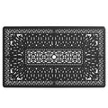 Cushions In Random Colors 5 Piece Set Of Cast Aluminum Patio Furniture With Cushions Yes Dining Set Black Seats 4 Rust Resistant Frame Water Resistant Cushion Garden & Outdoor Complete Patio Sets Aluminium