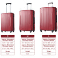 Hardshell Luggage, Lightweight Durable Abs Suitcases With Double Wheels, Expandable 28 Inch Checked Luggage 28