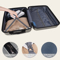 Luggage Suitcase 3 Piece Sets Hardside Carry On Luggage With Spinner Wheels 20