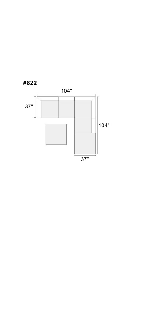 Living Room Furniture Grey Chenille Modular Sectional 6Pc Set Corner L Sectional Modern Couch 2X Corner Wedge 2X Armless Chairs And 2X Ottomans Plywood Grey Chenille Wood Primary Living Space Cushion Back Contemporary,Modern Modular Chenille 6 Seat