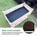 Raised Garden Bed Planter Box With Legs & Storage Shelf Wooden Elevated Vegetable Growing Bed For Flower Herb Backyard Patio Balcony 48.5X30X24.4In Colourless Natural Solid Wood