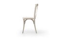 2 Pack Resin X Back Chair, Dining Chair Furniture 2 Pack, Modern Farmhouse Cross Back Chair For Kitchen,Lime Wash Lime White Resin