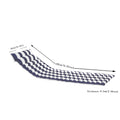 2Pcs Set Outdoor Lounge Chair Cushion Replacement Patio Funiture Seat Cushion Chaise Lounge Cushion Blue White Blue And White Stripes Polyester