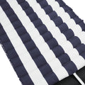 2Pcs Set Outdoor Lounge Chair Cushion Replacement Patio Funiture Seat Cushion Chaise Lounge Cushion Blue White Blue And White Stripes Polyester