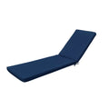 Outdoor Lounge Chair Cushion Replacement Patio Funiture Seat Cushion Chaise Lounge Cushion Navy Blue Yes Lounge Blue Uv Resistant Frame Water Resistant Cushion American Design Polyester Polyester