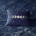 Velvet Comforter Set Twin Xl Navy Polyester