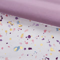 Metallic Printed And Pintucked Comforter Full Plum Polyester