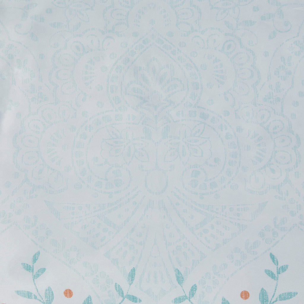 Boho Comforter Set With Bed Sheets Twin Xl Aqua Polyester