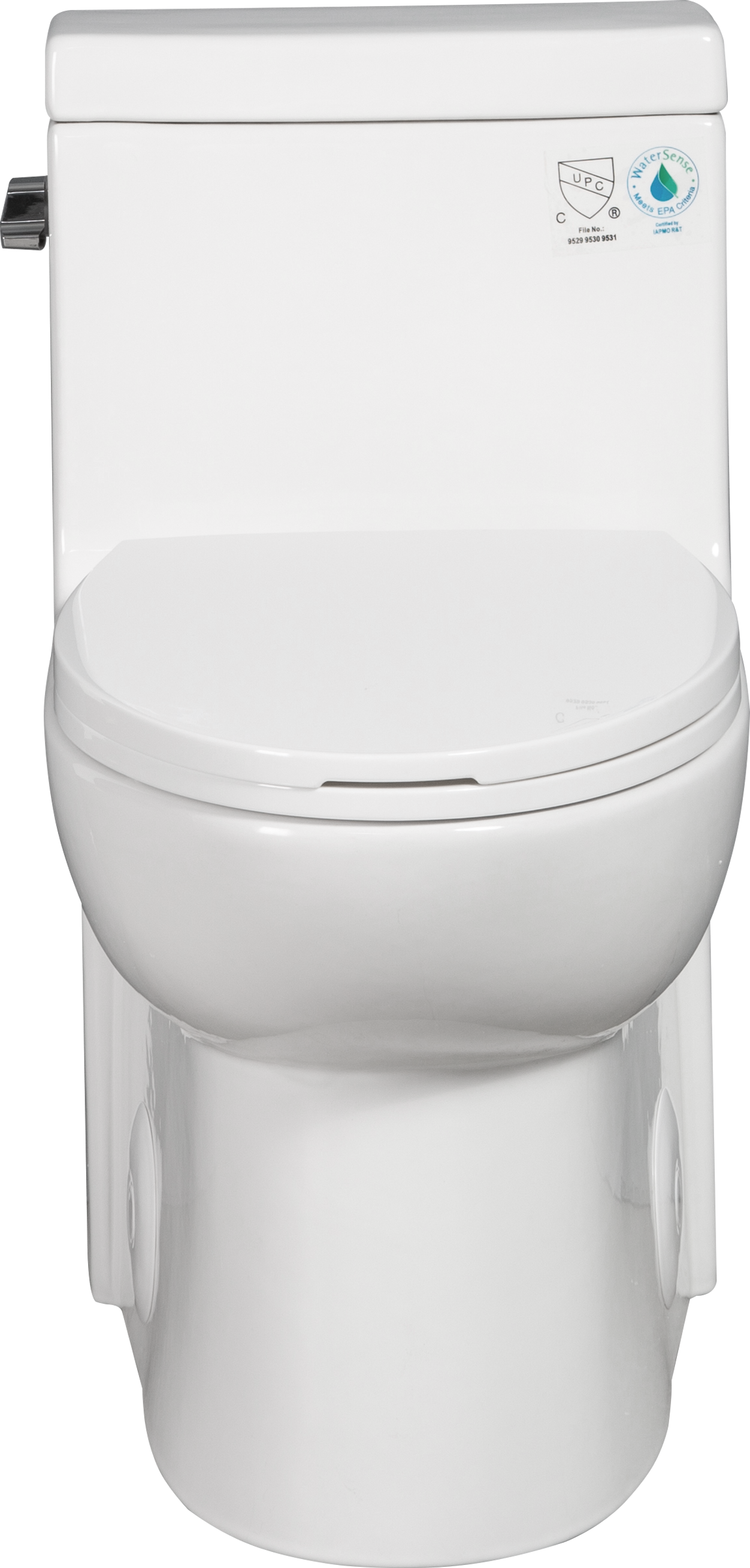 1.28 Gpf Single Flush One Piece Toilet, Water Saving Elongated Comfort Height Floor Mounted, Soft Closing Seat, 1000 Gram Map Flushing Score Toilet, Gloss White 23T03 Gw Gloss White Ceramic