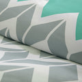 Comforter Set Full Aqua Polyester