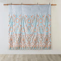 Boho Comforter Set With Bed Sheets Twin Aqua Polyester