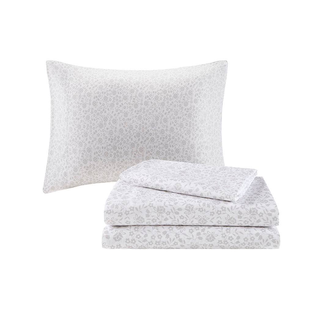 Boho Comforter Set With Bed Sheets Twin Aqua Polyester