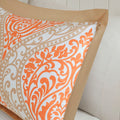 Comforter Set Twin Orange Polyester