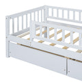 Twin Size Daybed Wood Bed With Two Drawerswhite Twin White Solid Wood