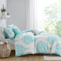 Comforter Set Twin Aqua Polyester