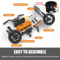 Children'S Outdoor Off Road Electric Bicycle Orange Aluminium Alloy Aluminium Alloy