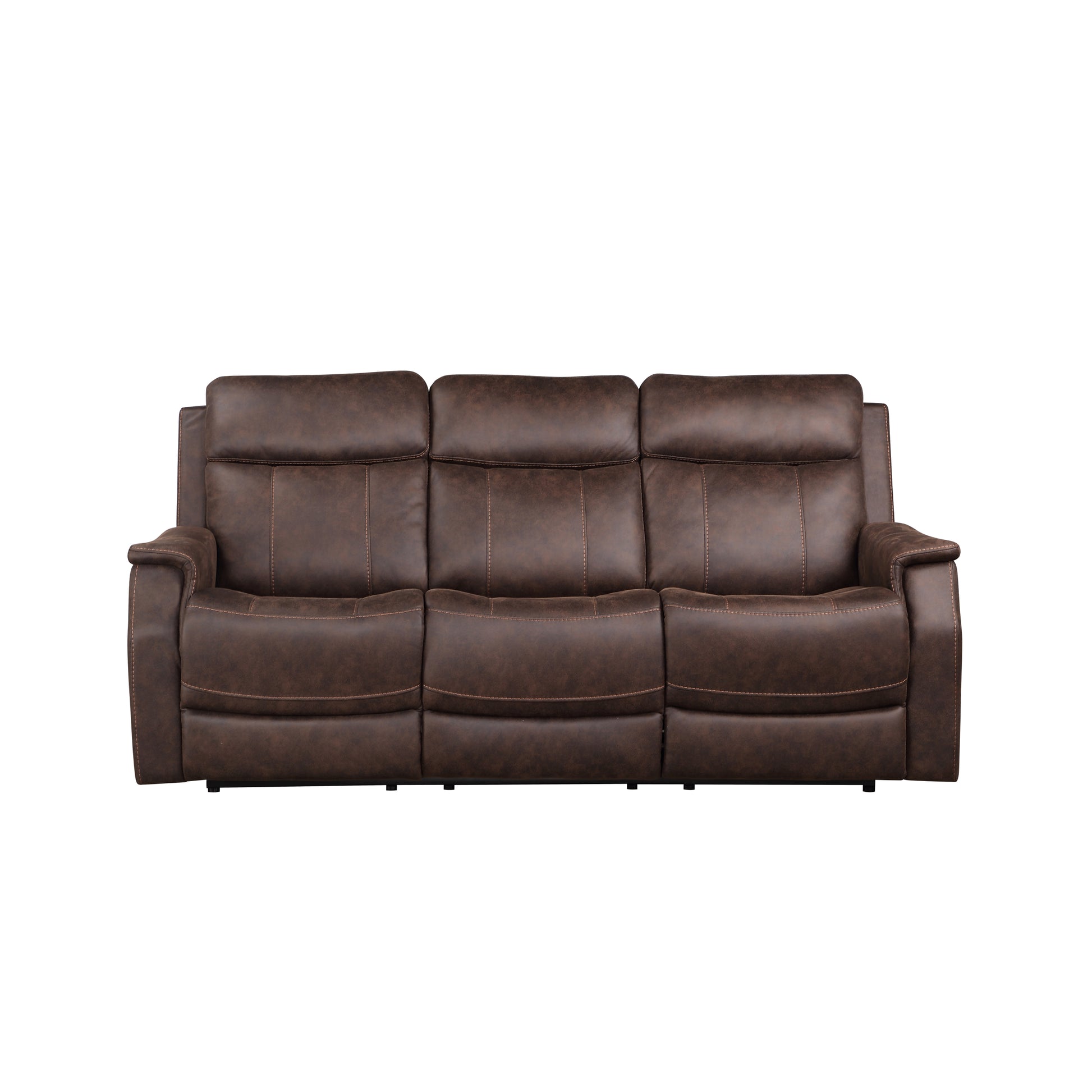 Valencia Pw Pw Recliner Sofa Walnut Walnut Foam Fabric 3 Seat