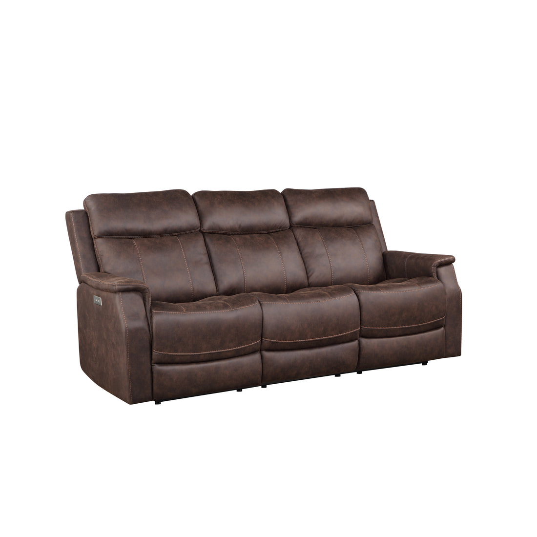 Valencia Pw Pw Recliner Sofa Walnut Walnut Foam Fabric 3 Seat