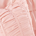 Ruffle Comforter Set Twin Blush Polyester