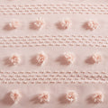 Clip Jacquard Comforter Set King Pink Polyester