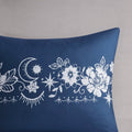 Celestial Comforter Set Full Navy Polyester