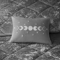 Velvet Duvet Cover Set King Grey Polyester