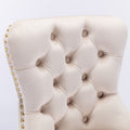 Thick Golden Swivel Velvet Barstools Adjusatble Seat Height From 27 35 Inch, Modern Upholstered Bar Stools With Backs Comfortable Tufted For Home Pub And Kitchen Island Beige,Set Of 2 Beige Dining Room American Design Bar Stools Rubberwood Set Of 2 Foam