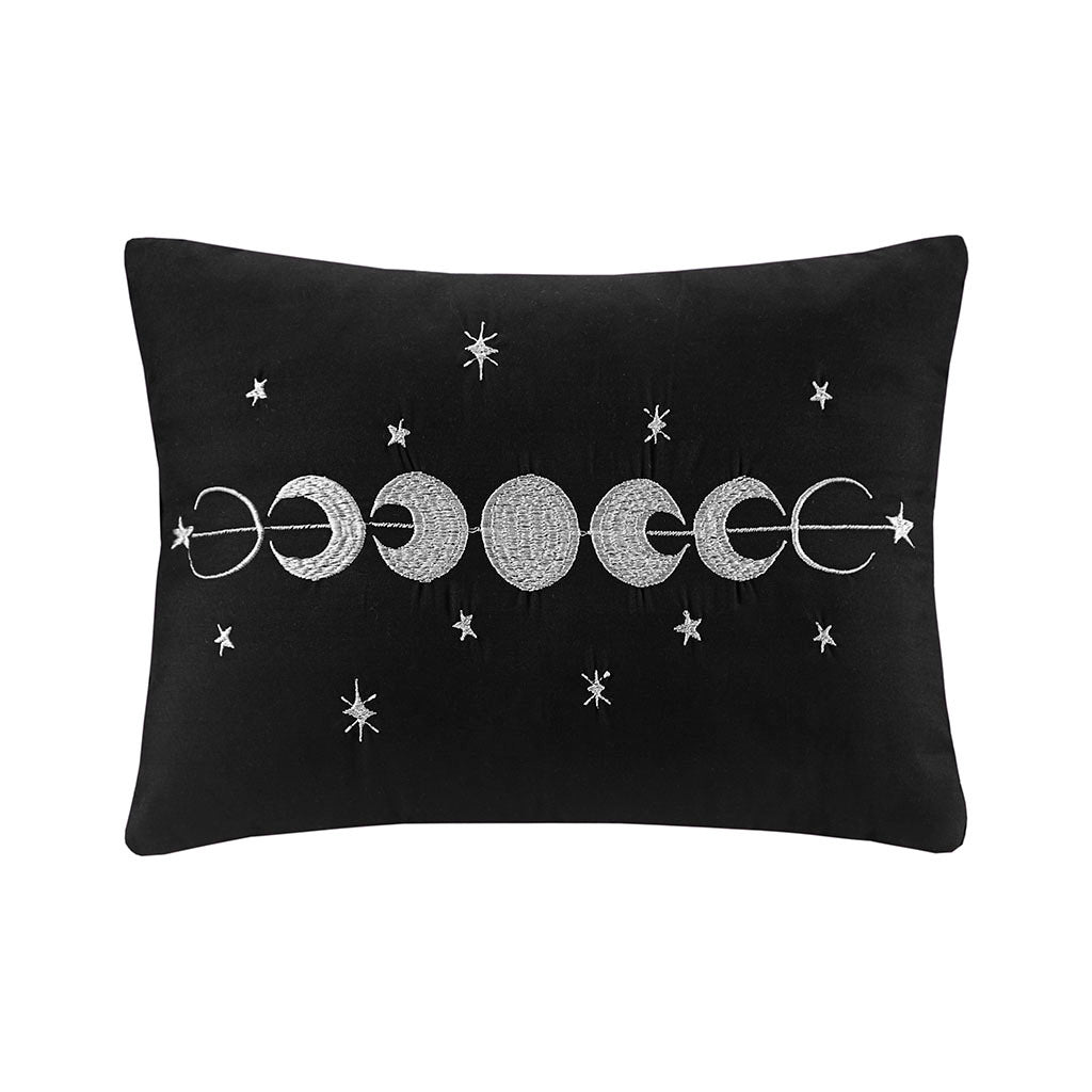 Velvet Duvet Cover Set Full Black Polyester