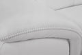 Genuine Italian Leather Power Reclining Sofa White Foam Leather
