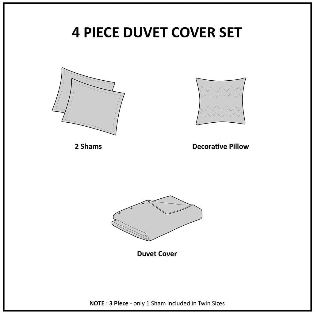 Velvet Duvet Cover Set Full Blue Polyester