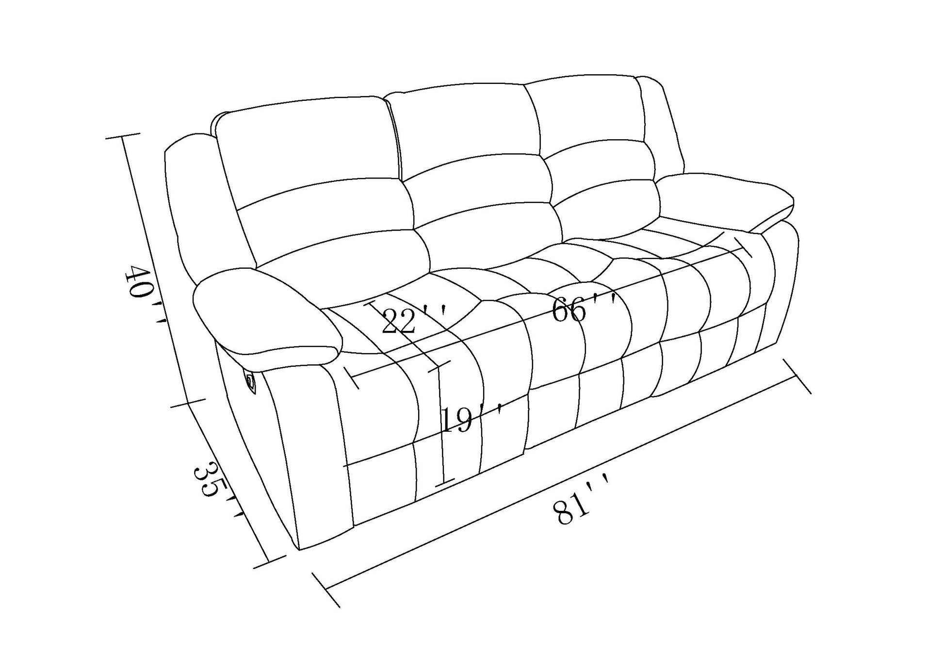 Transitional Microfiber Fabric Upholstered Sofa Gray Foam Fabric