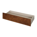 Twin Size Daybed Wood Bed With Two Drawers, Walnut Twin Walnut Solid Wood