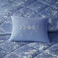 Velvet Duvet Cover Set Full Blue Polyester