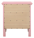 Hammond G5404 N 3 Drawer Nightstandpink Pink Particle Board