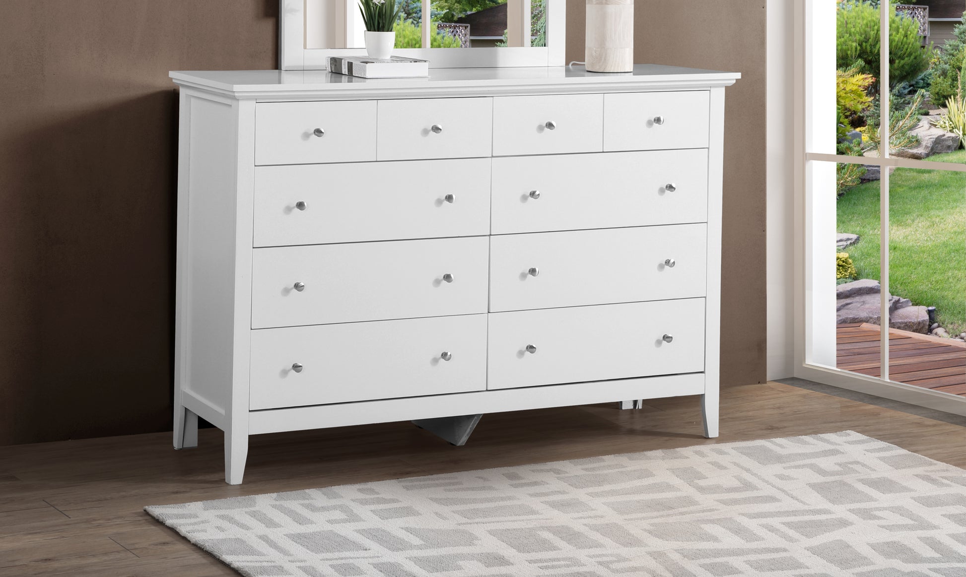 Hammond G5490 D Dresserwhite White Particle Board