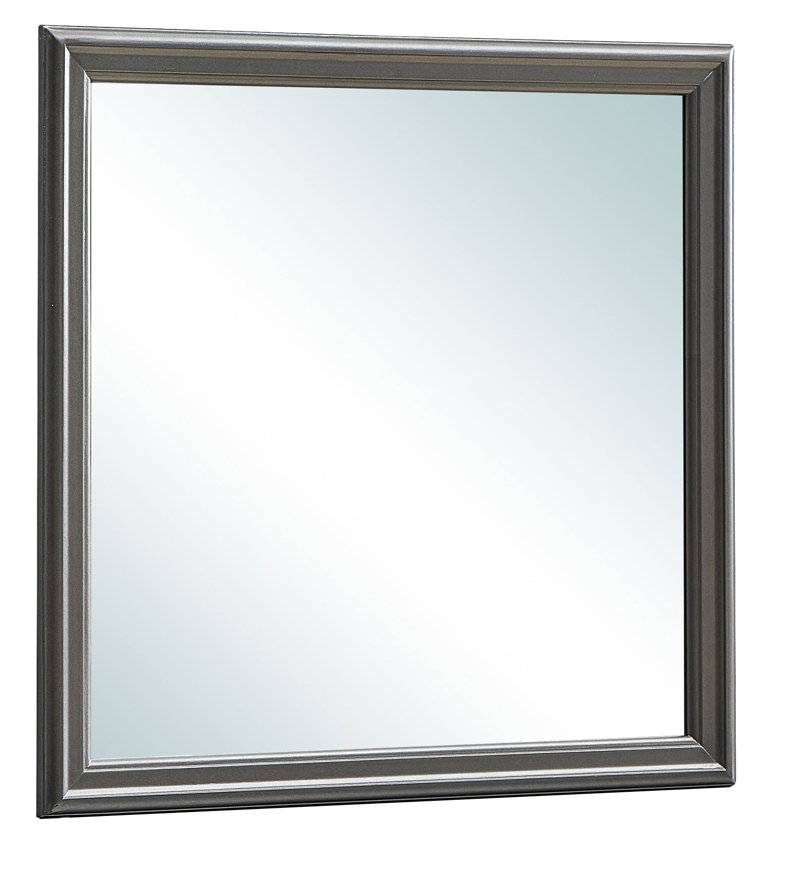 Lorana G6502 M Mirrormetalic Black Black Particle Board