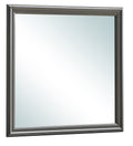 Lorana G6502 M Mirrormetalic Black Black Particle Board