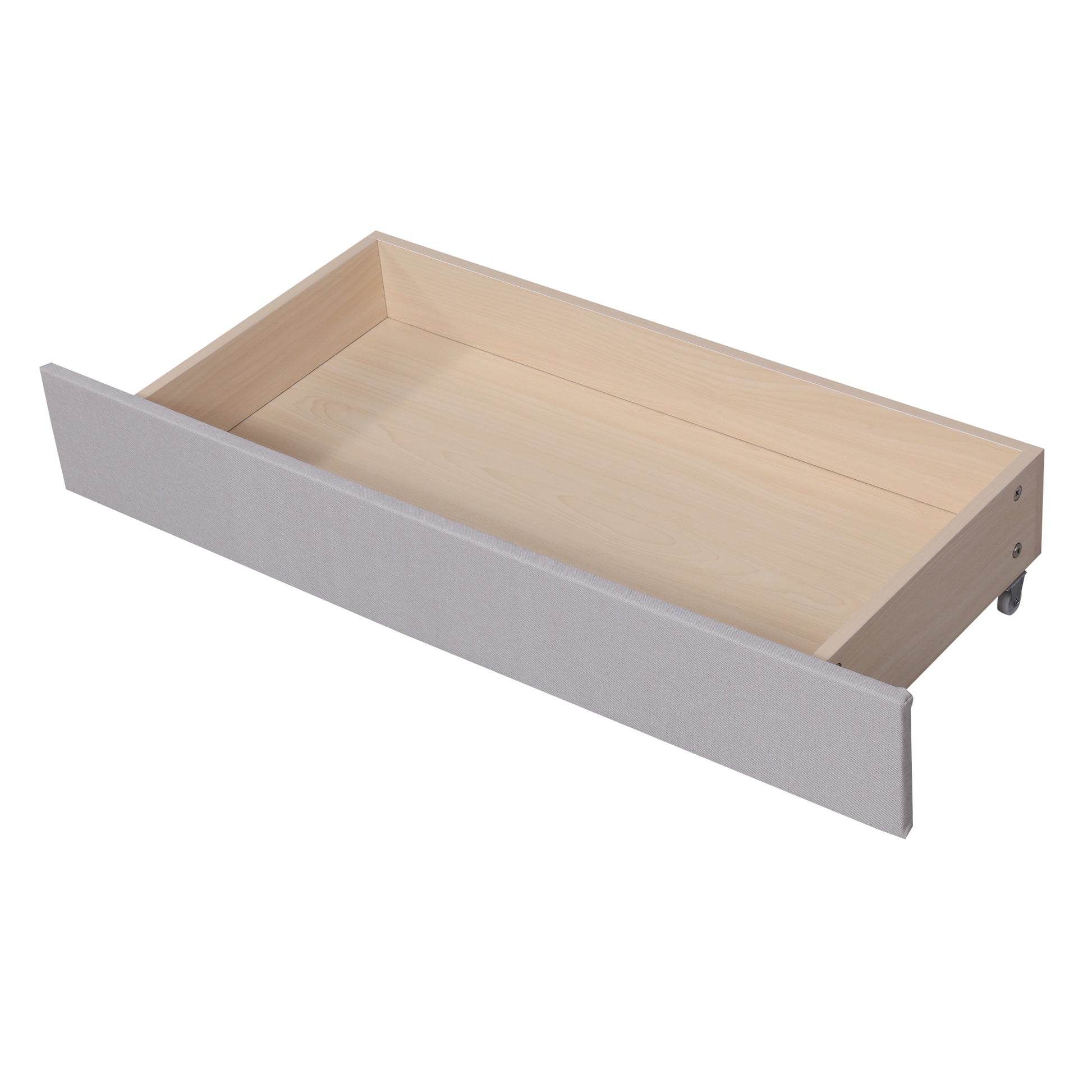 Queen Size Upholstered Platform Bed With Storage Headboard, Led, Usb Charging And 2 Drawers, Beige Beige Upholstered