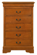 Louisphillipe G02160 Ch Chestoak Oak 5 Drawers & Above Oak Particle Board