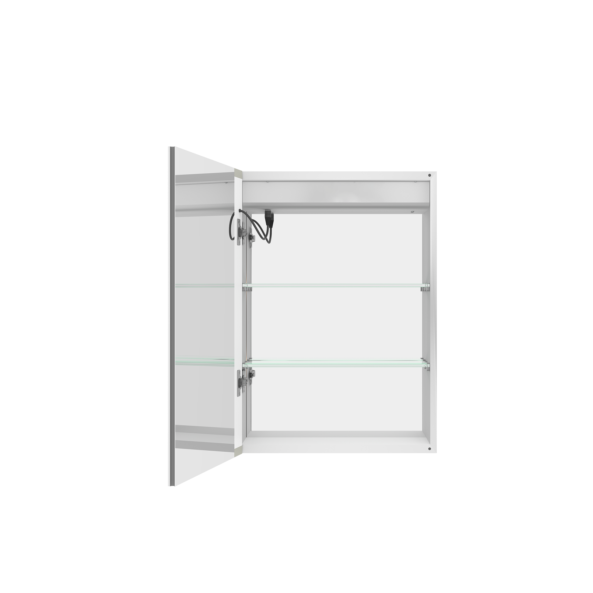 Bathroom Medicine Cabinet With Lights, 28 20 Inch Led Medicine Cabinet With Mirror, Lighted Medicine Cabinet With Defogger, Dimmer, Digital Clock & Temp Display, Surface Mount Mirror Included Bathroom Powder Coated 3 Silver 1 2 18 To 23 In 24 To 31 In