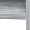 Coffee Table Plaid Grey Oak Mdf Steel