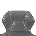 Set Of 2, Leather Bar Chair With High Density Sponge, Pu Chair Counter Height Pub Kitchen Stools For Dining Room,Homes,Bars, Kitchens,Gray Gray Pu