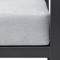 Recliner Patio Chair With Cushions And Ottoman,Waterproof Fabric Soft Cushions With Aluminium Frame Yes Complete Patio Set White Gray Seats 2 Rust Resistant Frame Fade Resistant Cushion Garden & Outdoor Casual Complete Patio Sets Aluminium Aluminium
