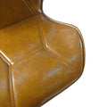 Set Of 2, Leather Bar Chair With High Density Sponge, Pu Chair Counter Height Pub Kitchen Stools For Dining Room,Homes,Bars, Kitchens,Brown Brown Pu