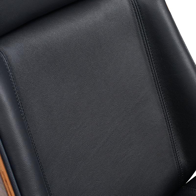 Office Chair Black Genuine Leather