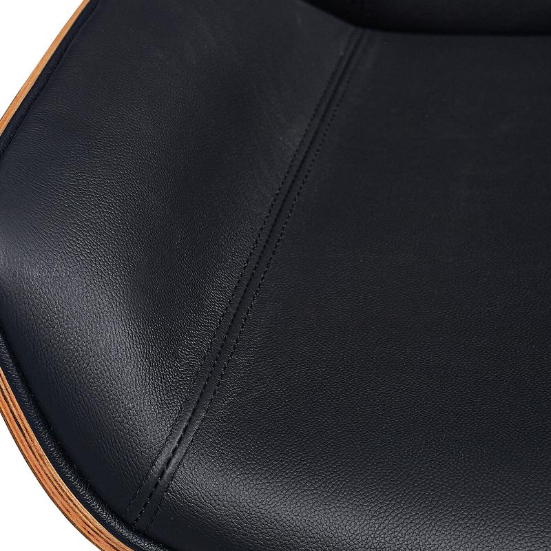 Office Chair Black Genuine Leather